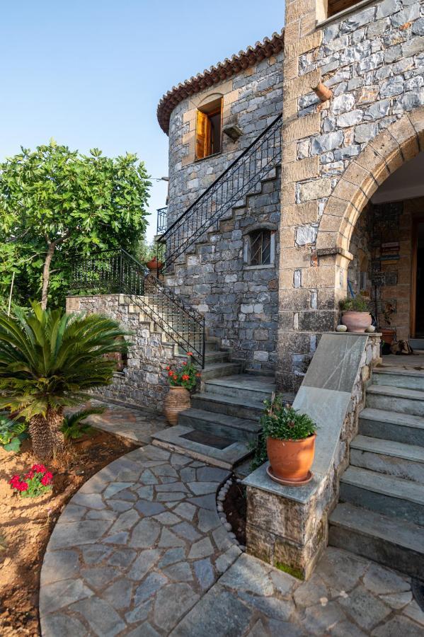 Villa Alex Stone House Kardamyli Exterior foto