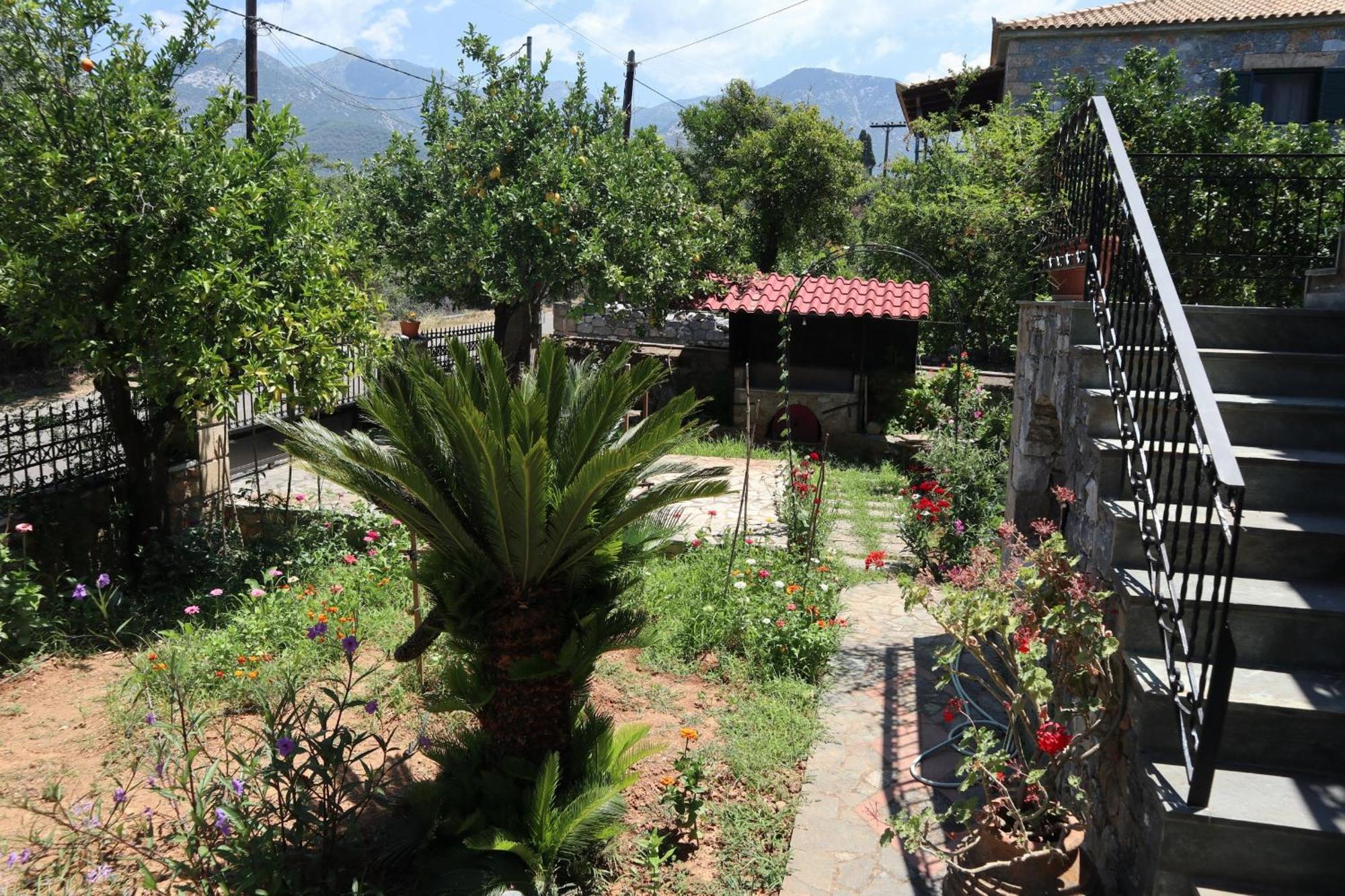 Villa Alex Stone House Kardamyli Exterior foto